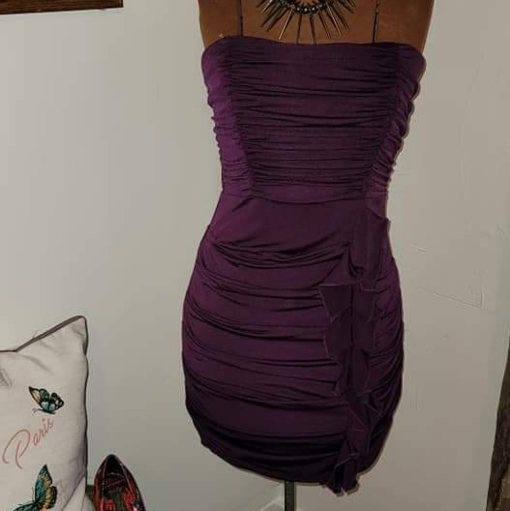 Plum purple dress